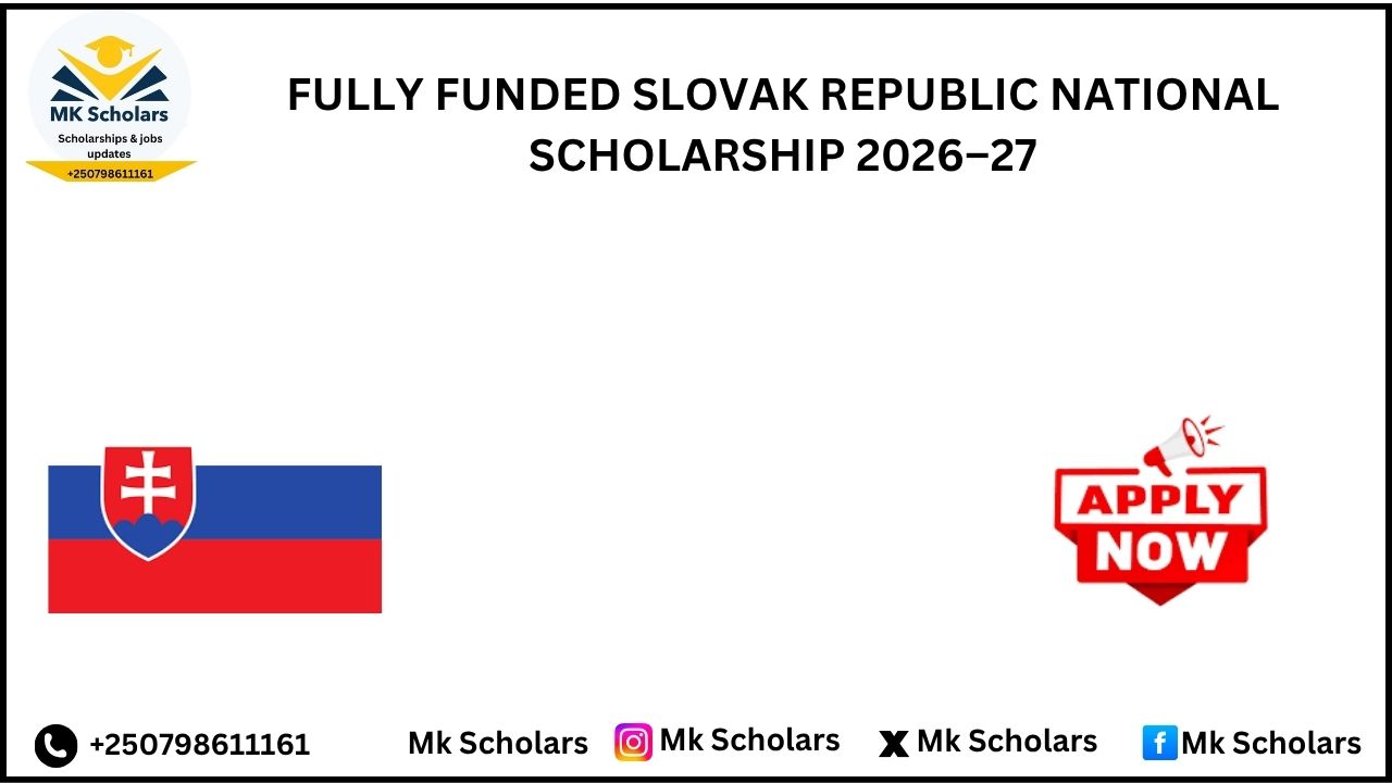 FULLY FUNDED SLOVAK REPUBLIC NATIONAL SCHOLARSHIP 2026–27